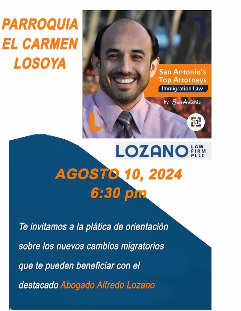 El Carmen Losoya Platica de Migracion 10 de Agosto