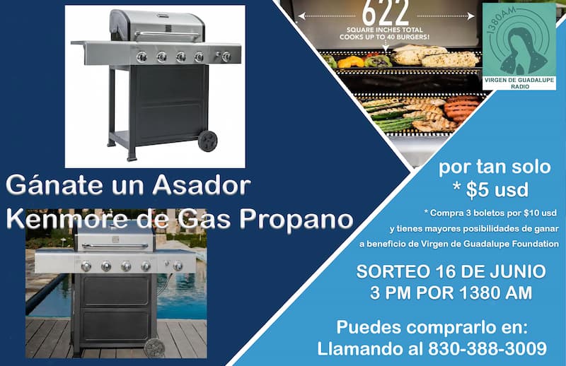 Evento VGM - Rifa Asador 16 junio 2023