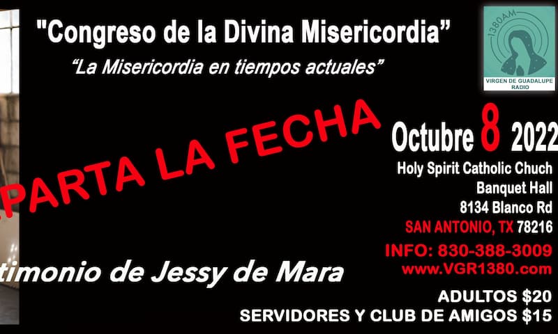 VGM Congreso Divina Misericordia 8 octubre 2022