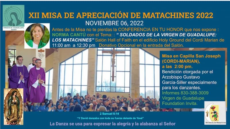 VGM Evento Misa Matachines 6 noviembre 2022