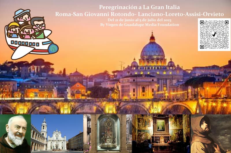 VGM Viaje Peregrinación la gran Roma 5 julio 2023