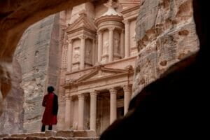 The Great Temple of Petra in Jordan