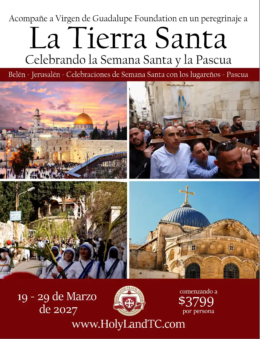 Viaje VGM Tierra Santa 19 - 29 marzo 2027