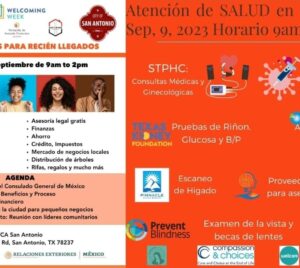 Evento VGM Feria de Recursos para recien llegados 9 septiembre 2023