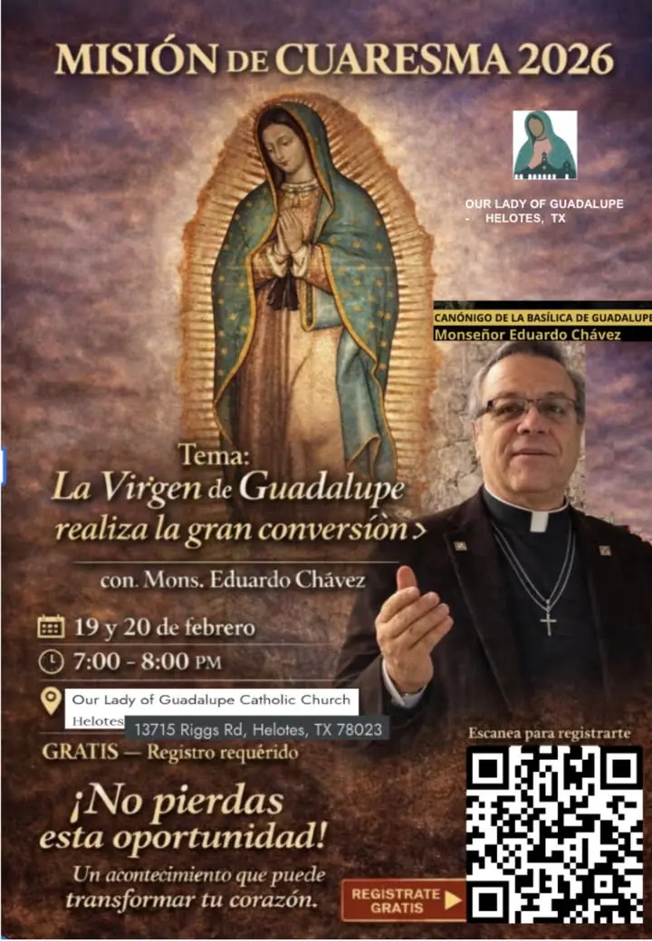 Our Lady of Guadalupe Helotes Misión Cuaresma 2026